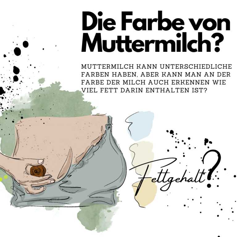 Die Farbe von Muttermilch