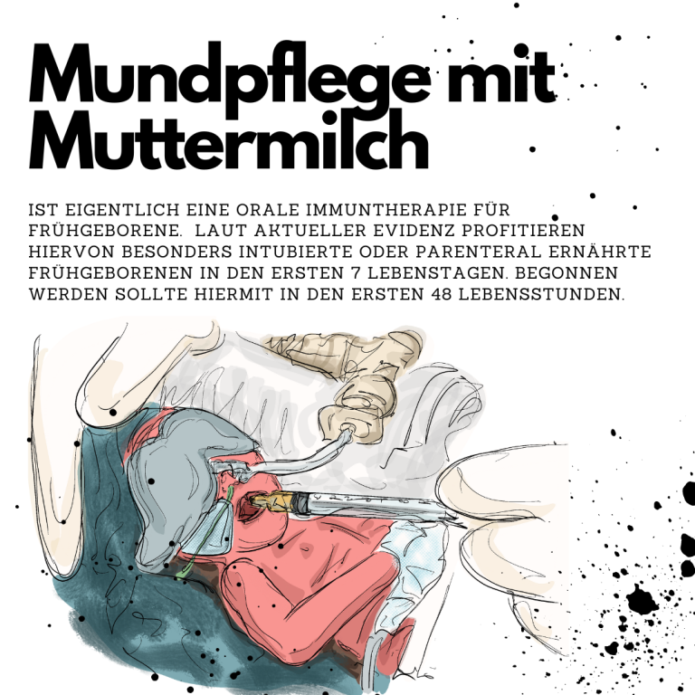 Mundpflege mit Muttermilch